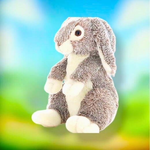 Lapin Pompon Doux – Peluche à créer (46 cm)